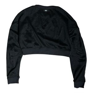 Alo Yoga Mesh Crop Top Black